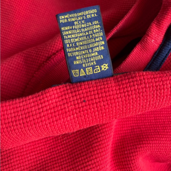 Ralph Lauren Red Sweatshirt Size Large Crewneck - Picture 7 of 8